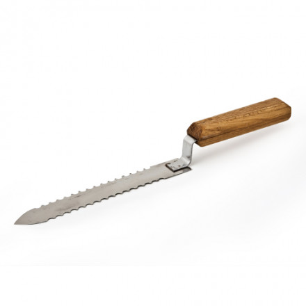 Нож пасечный зубчатый 200 мм (нержавейка)