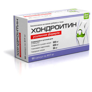 Хондроитин 60 капс. по 417 мг. Усиленная формула