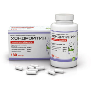 Хондроитин 180 капс. по 417 мг. Усиленная формула