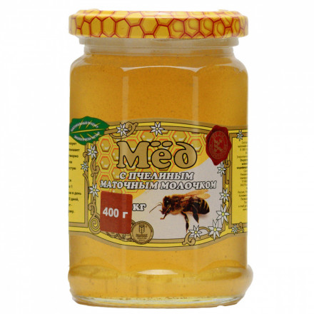 Мёд с маточным молочком фасованный 400 г